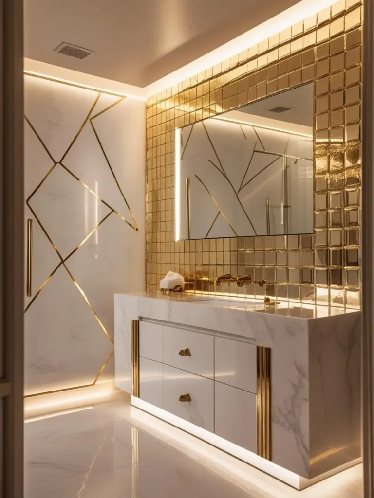Metallic-and-Mirror-Finish-Tiles-for-a-Glamorous-Touch
