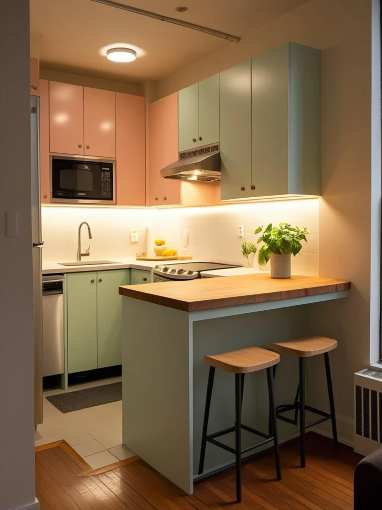 Add Comfort: Small Kitchen Island Ideas with Seating