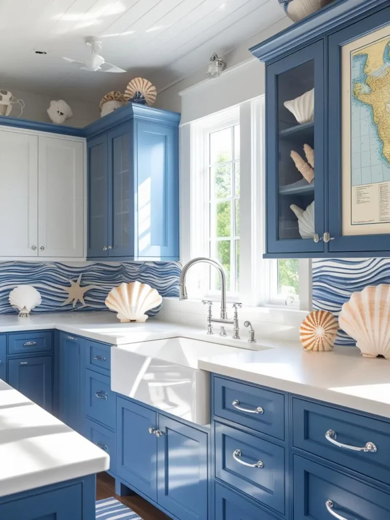Blue-and-White-Kitchen-Cabinets