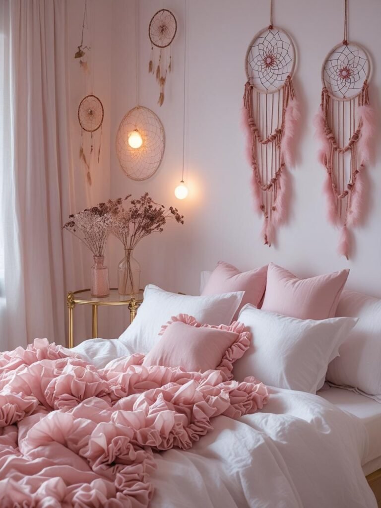 Blush Pink and White Softness