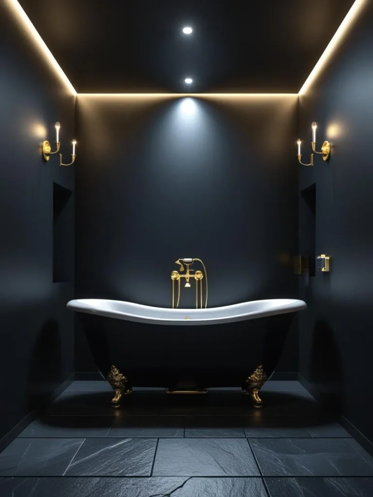 Bold and Beautiful: The Dark Moody Bathroom