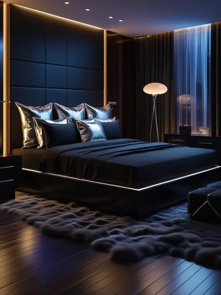 Bold & Edgy: Black Bedsheet Aesthetic