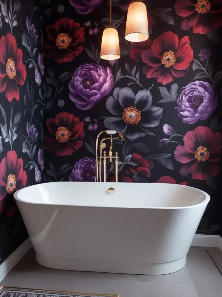 Bold Florals for a Statement Wall