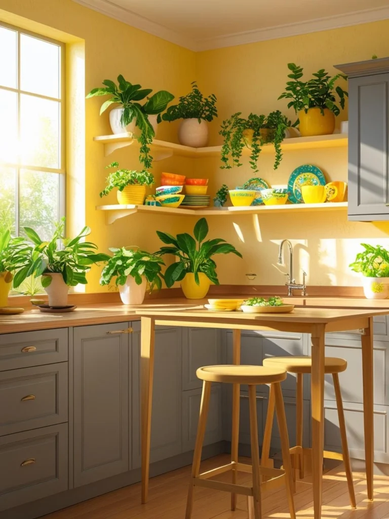 Bright & Cheerful: Yellow and Gray