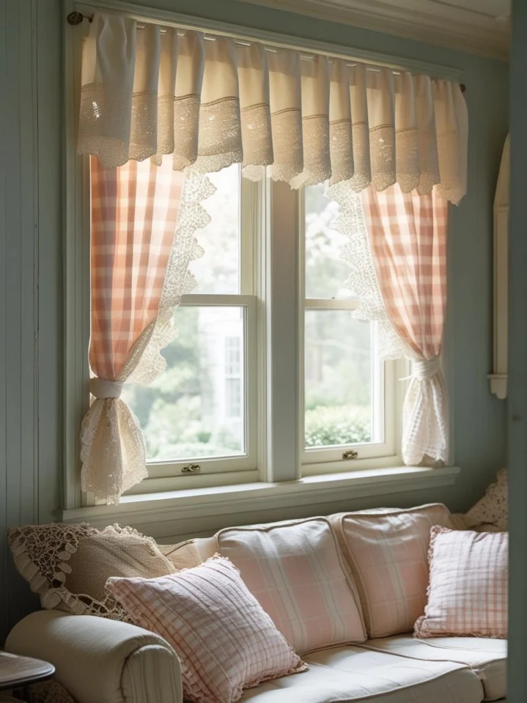 Cafe Curtains Living Room Charm