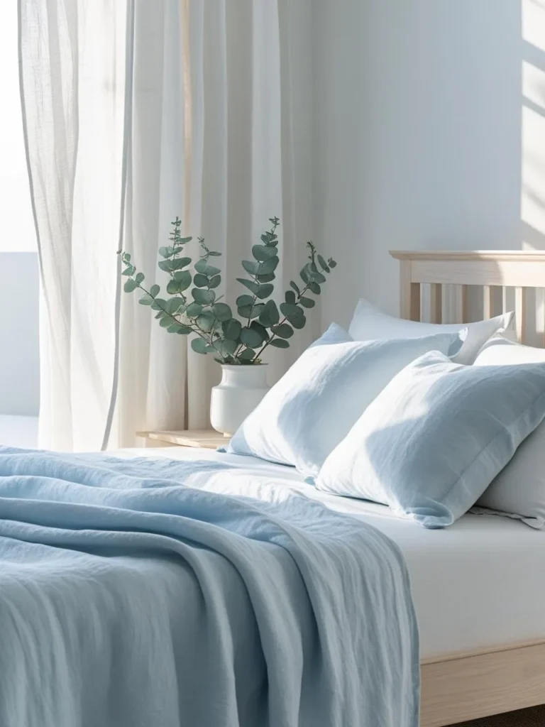 Calm & Cool: Blue Bedsheet Aesthetic