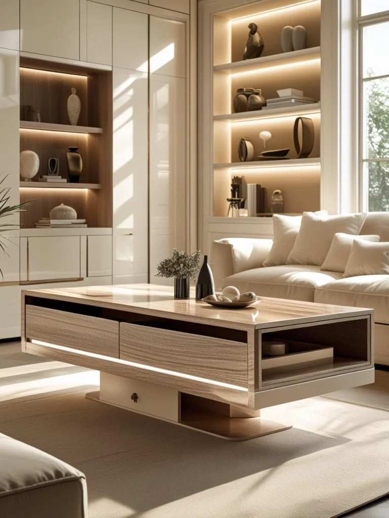 Center Tables with Built-In Storage