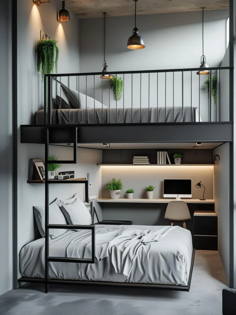 Chic & Elevated: Loft Bed Inspo Aesthetic