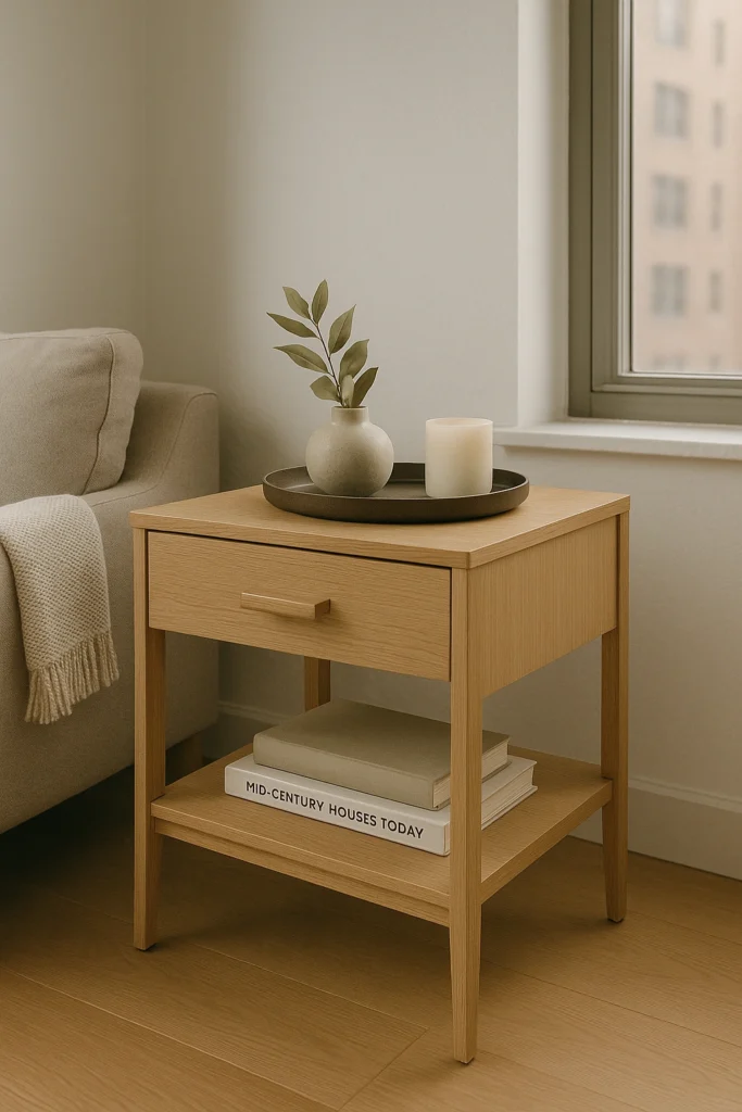 Choose Side Tables with Storage to Save Space