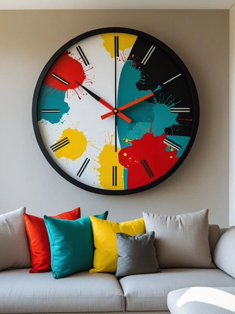 Color Pop Use Clocks as an Accent Color