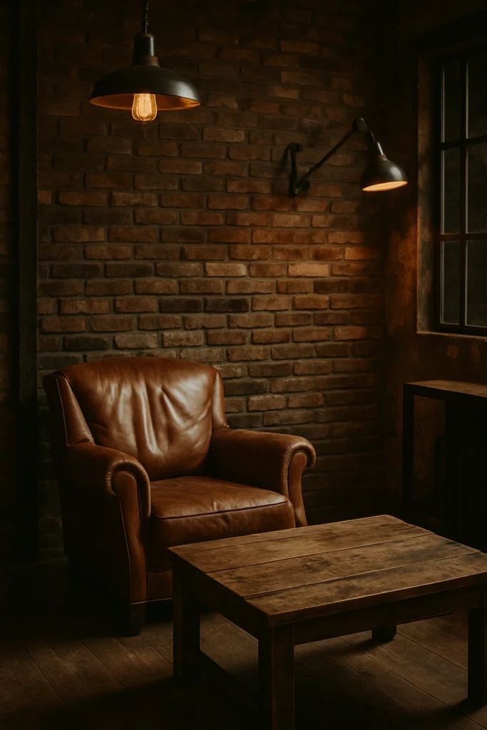 Concrete or Brick Wall for Bold Impact