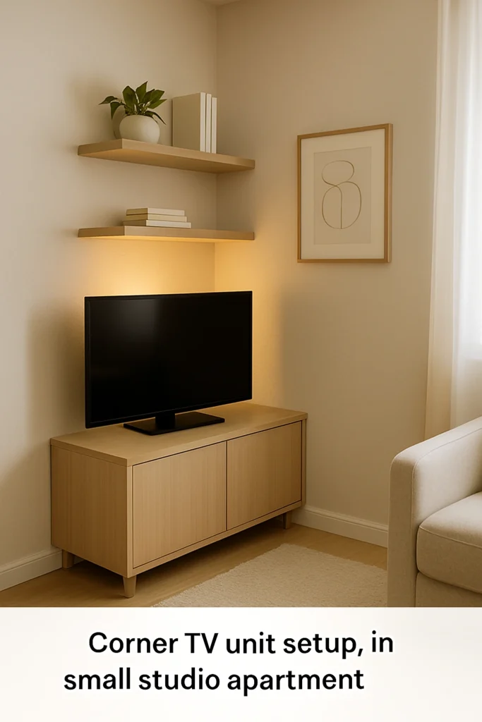 Corner TV Units for Tight Spaces
