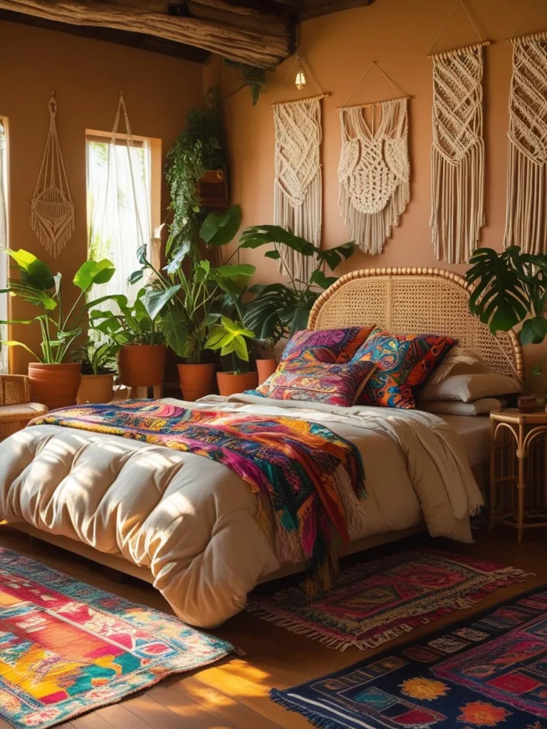 Cozy Boho Bedroom Full of Personality