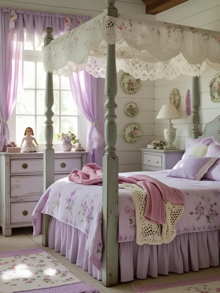 Cozy Cottage Bedroom with Rustic Touches