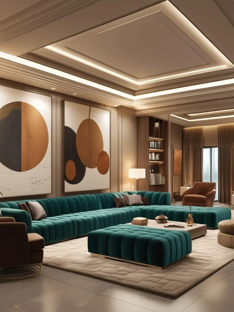 Creating Big Statements in Big Living Rooms