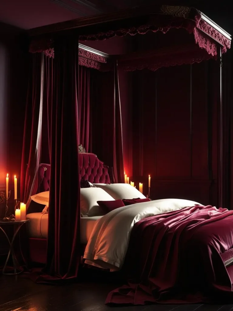 Dark Cozy Bedroom Ideas Romantic and Dreamy