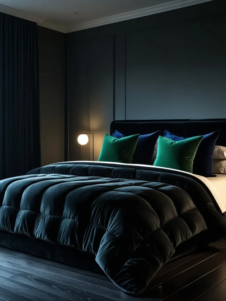 Deep and Dreamy: Dark and Moody Aesthetic Bedding
