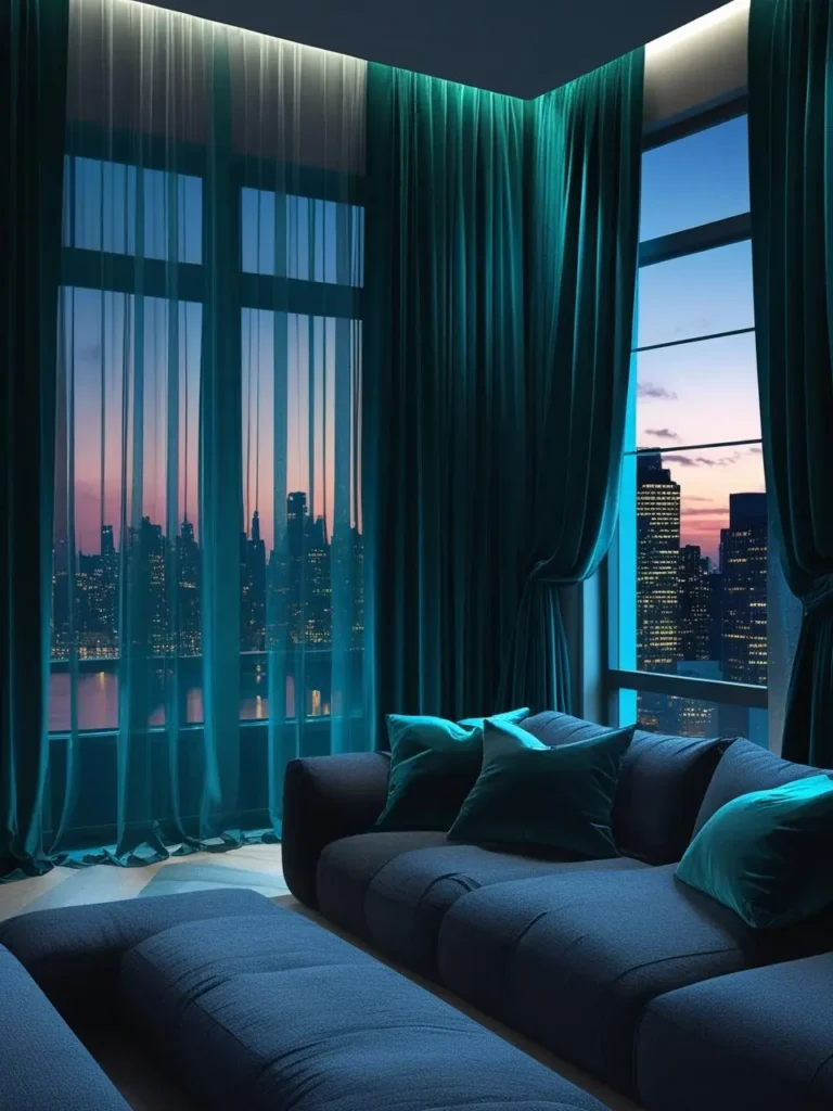 Double-Curtains-Living-Room-Versatility