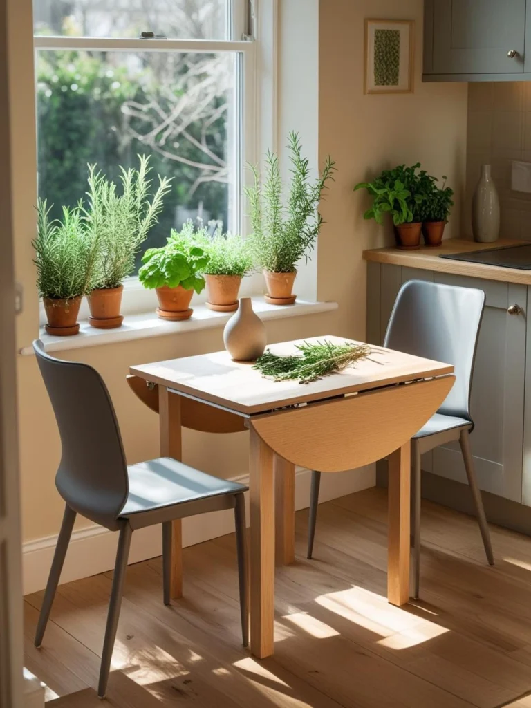 Drop-Leaf Tables for Flexible Functionality