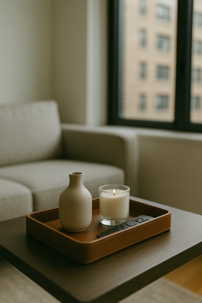 Elevate with a Tray for Organizing Essentials