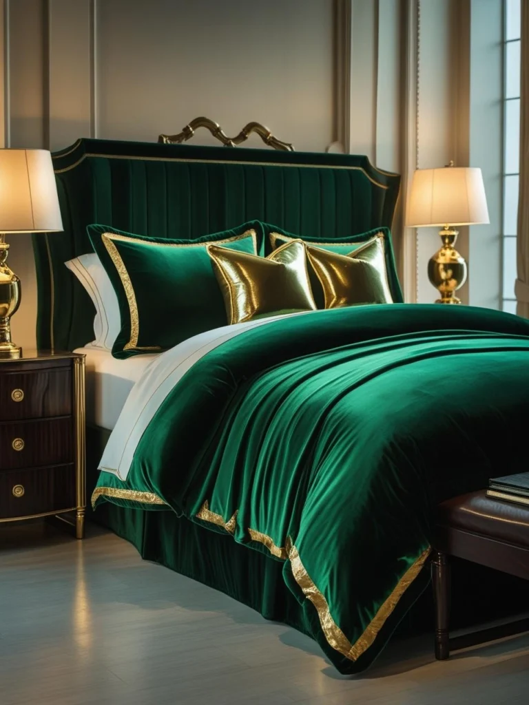 Emerald Green Velvet Elegance