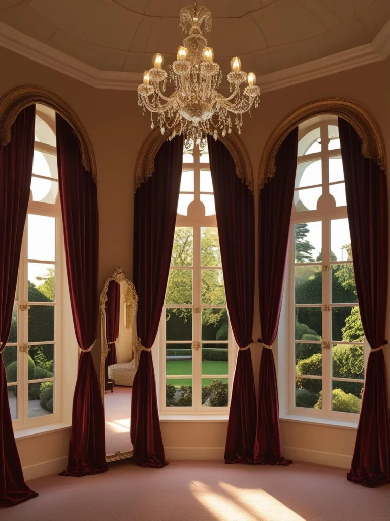 Floor-to-Ceiling Window Curtains Living Room Drama
