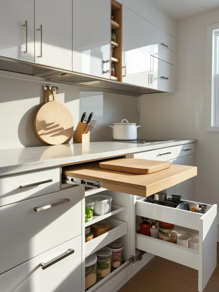 Foldable and Pull-Out Features