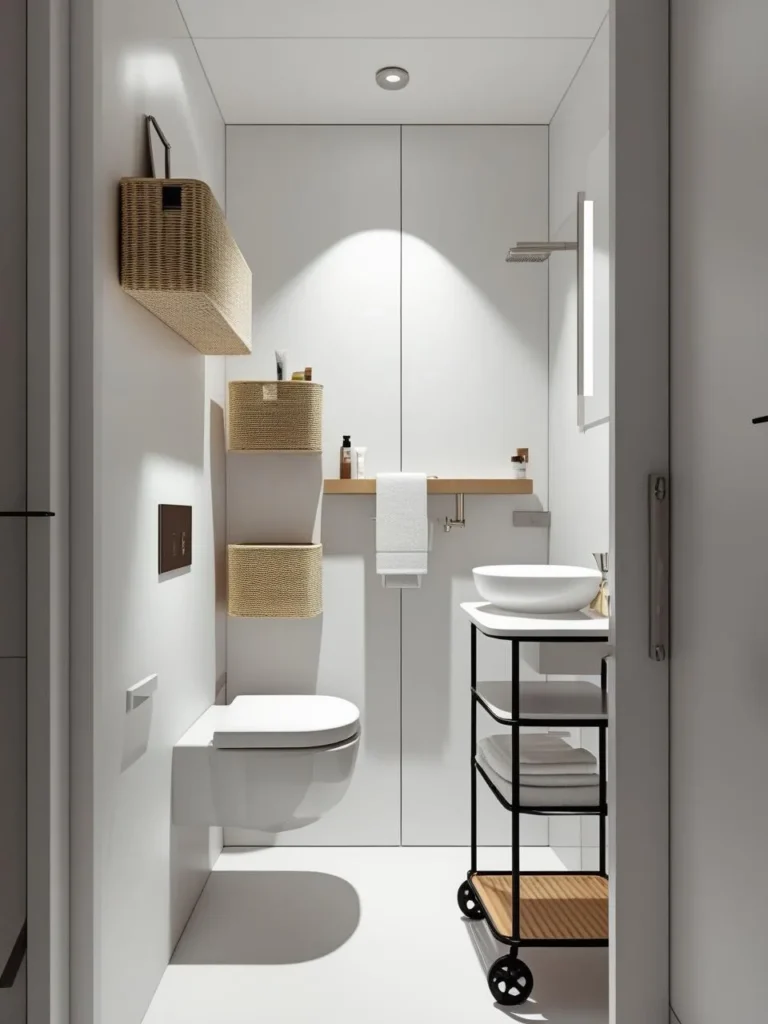 Genius Hacks for Small Bathroom Organization