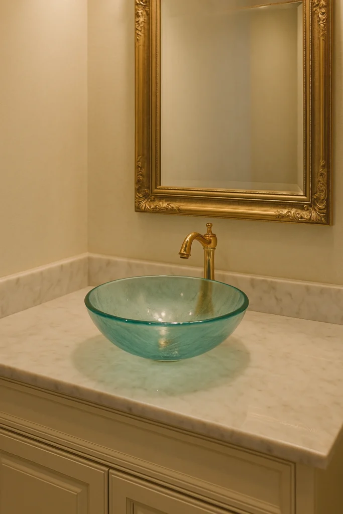 Glass Bowl Sinks for a Luxe Look
