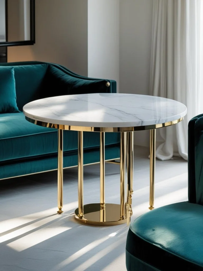 Go Bold with Marble Center Tables