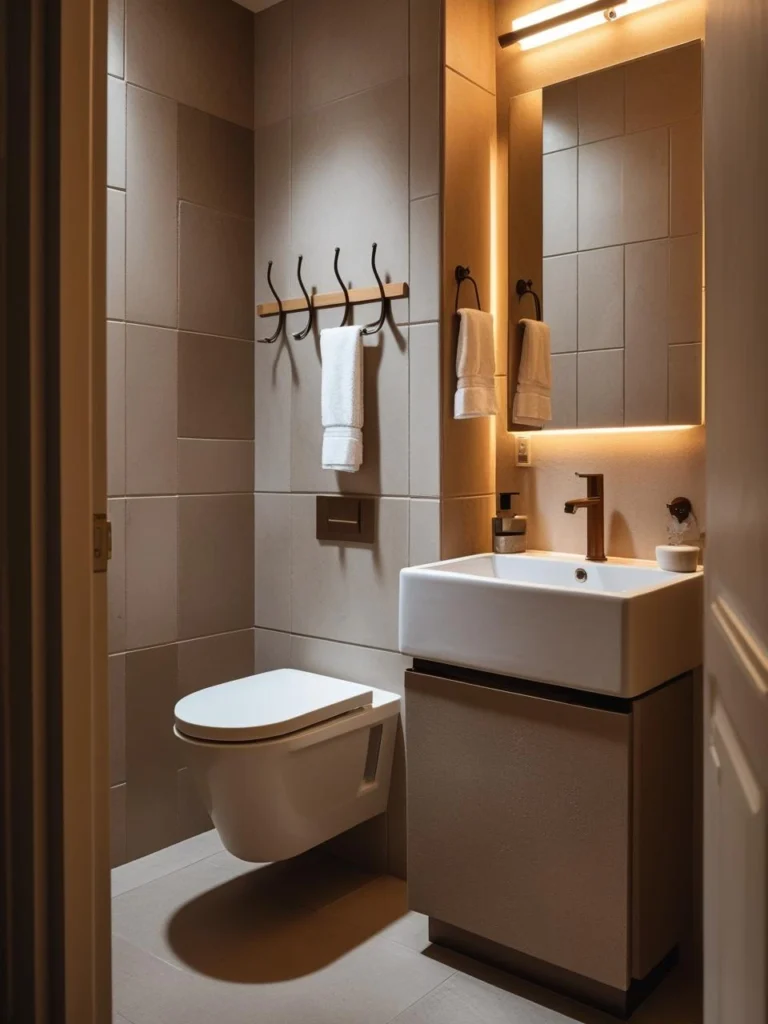 Go for Hooks Over Towel Bars