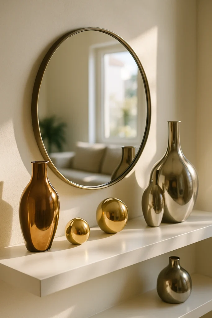 Incorporate Mirrors and Reflective Objects