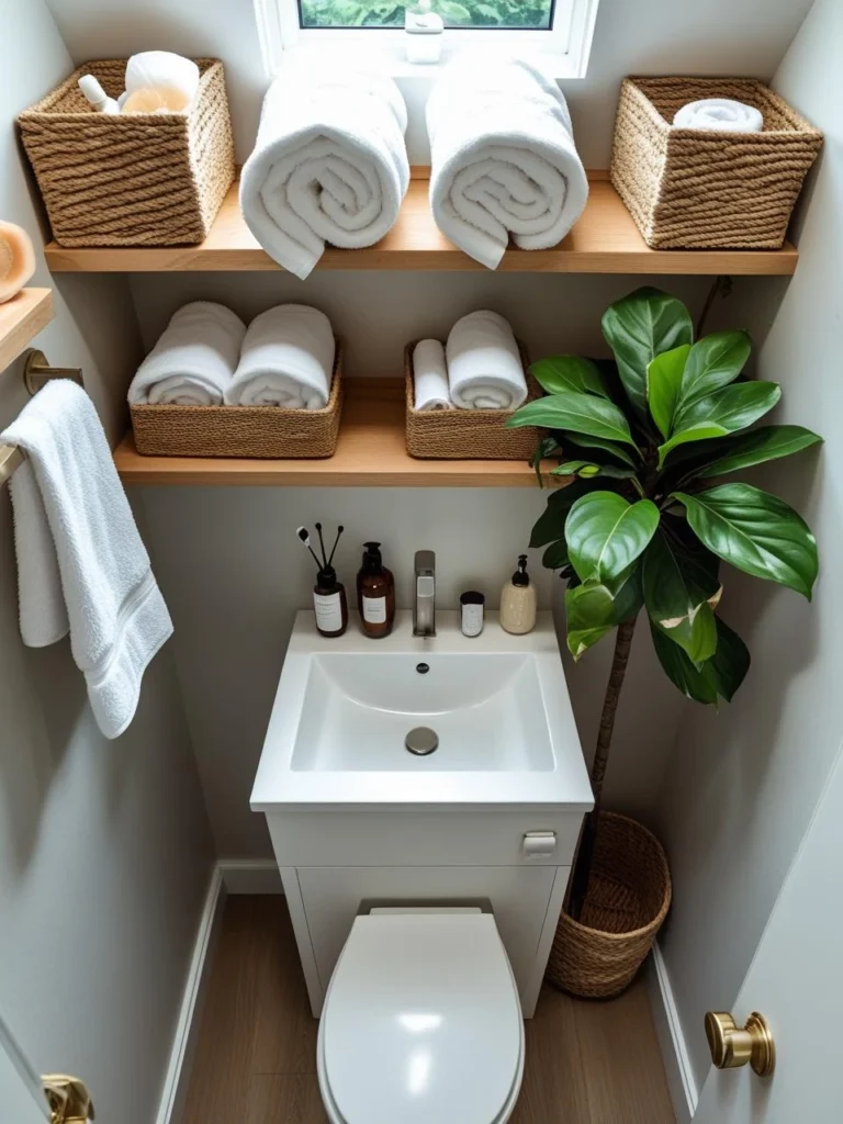 Install Floating Shelves for Storage