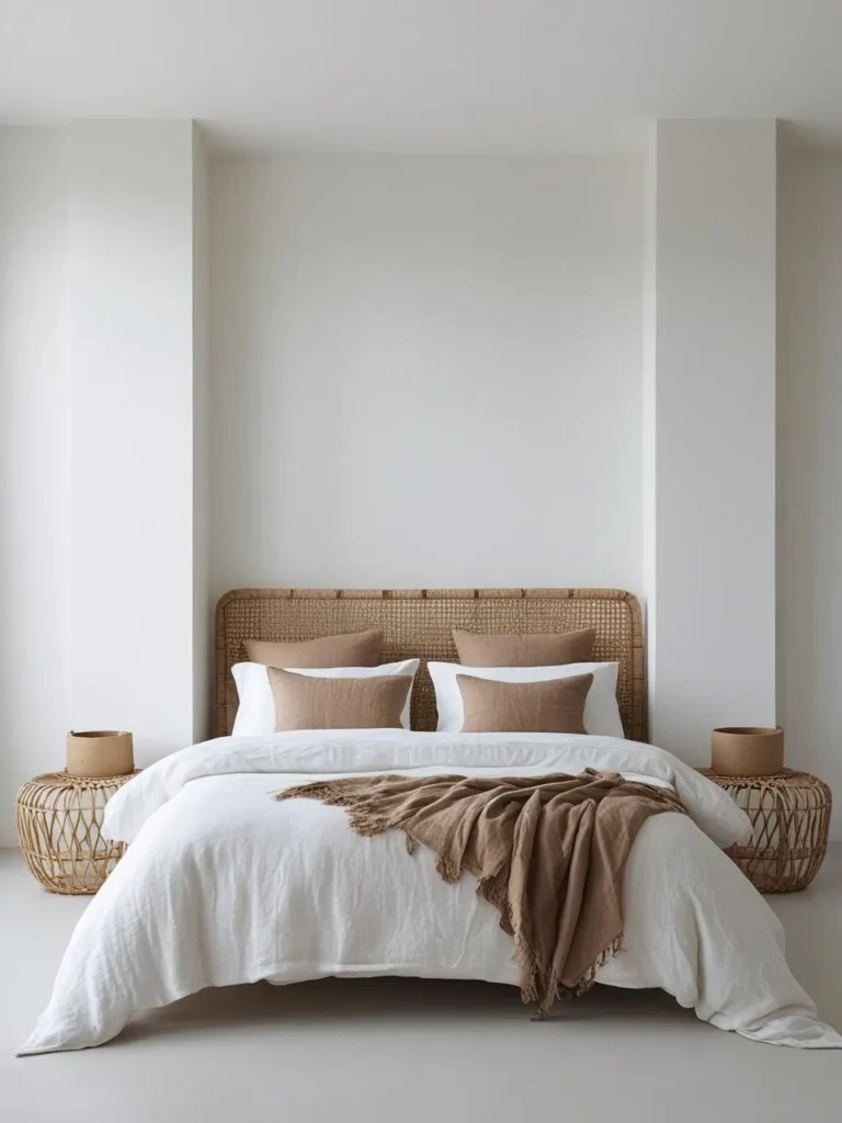 King Size Bed in Minimalist Boho Bedrooms