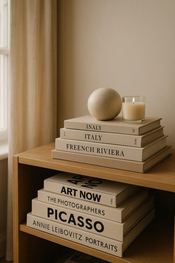 Layer with Books (But Style Them Like Art)