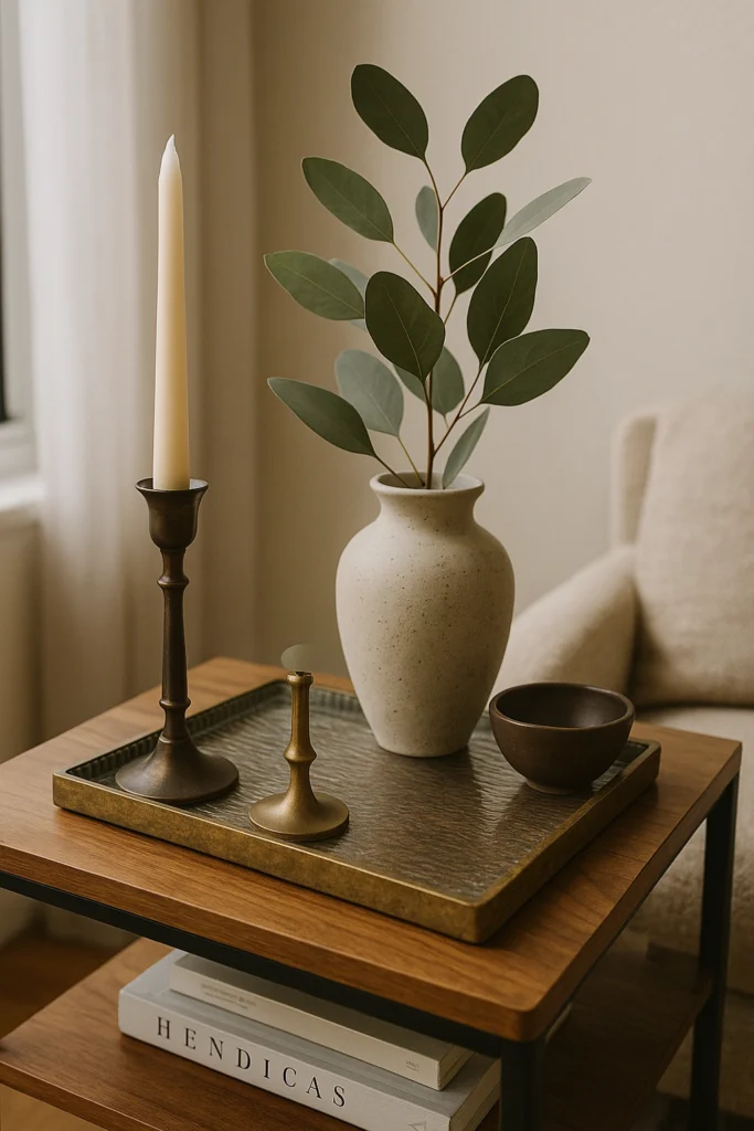 Layer with Mixed Materials for Visual Depth