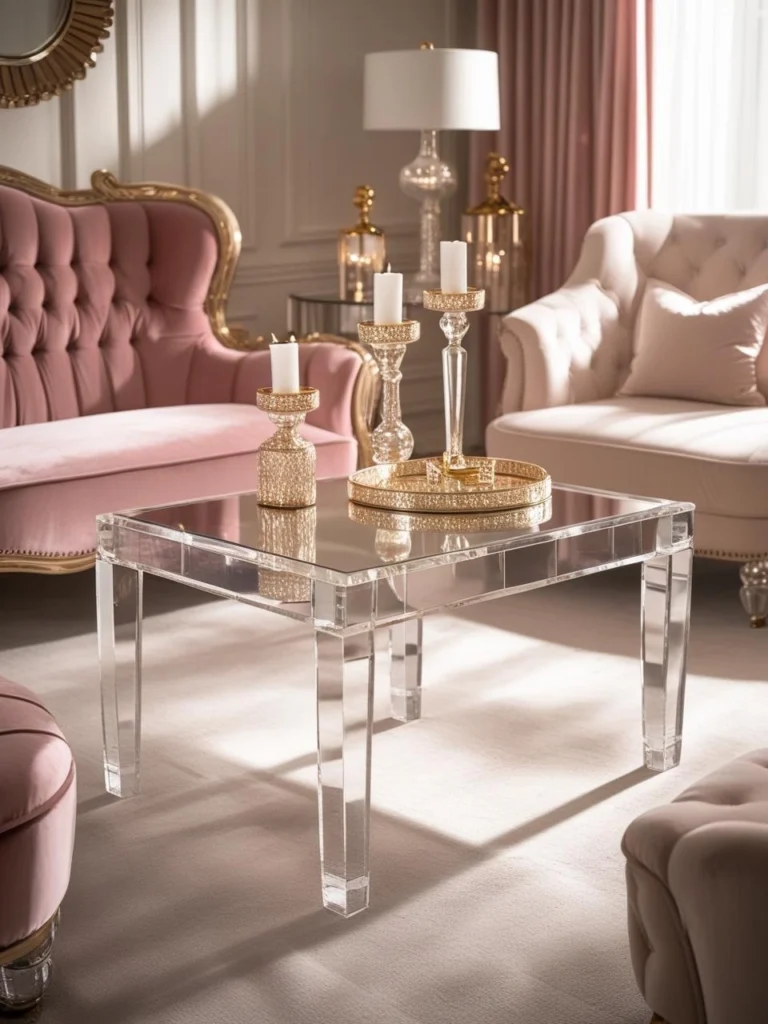 Lucite and Acrylic: for Invisible Opulence