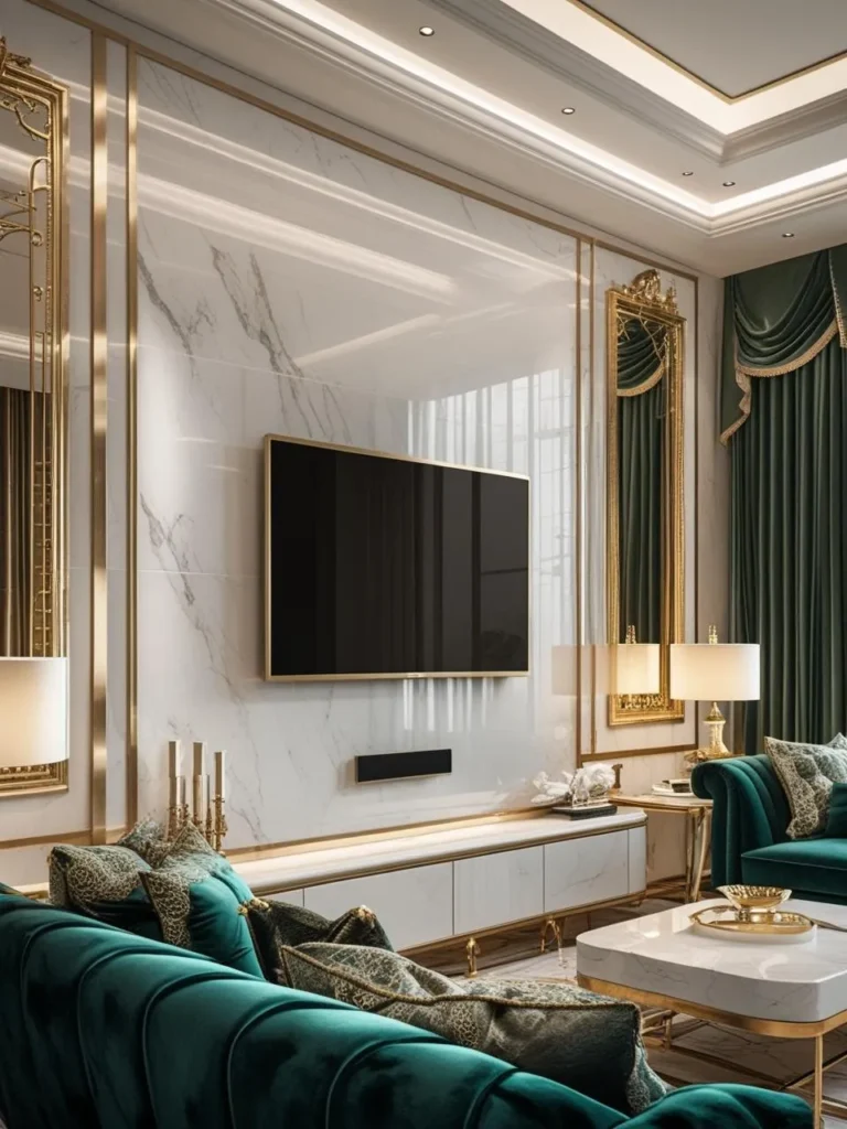 Marble Accent Wall for Luxury Appeal
