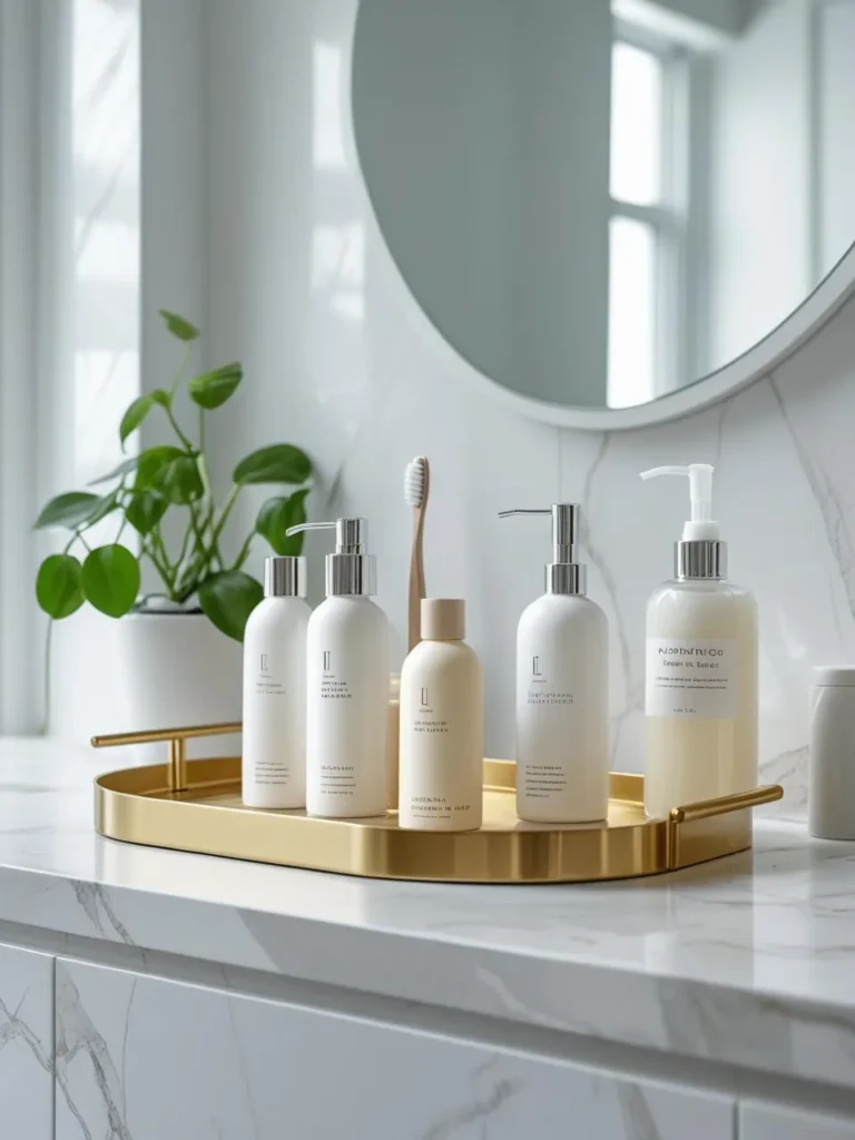 Maximize Bathroom Counter Organization