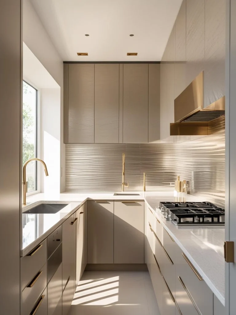 Metallic Accents with Neutrals