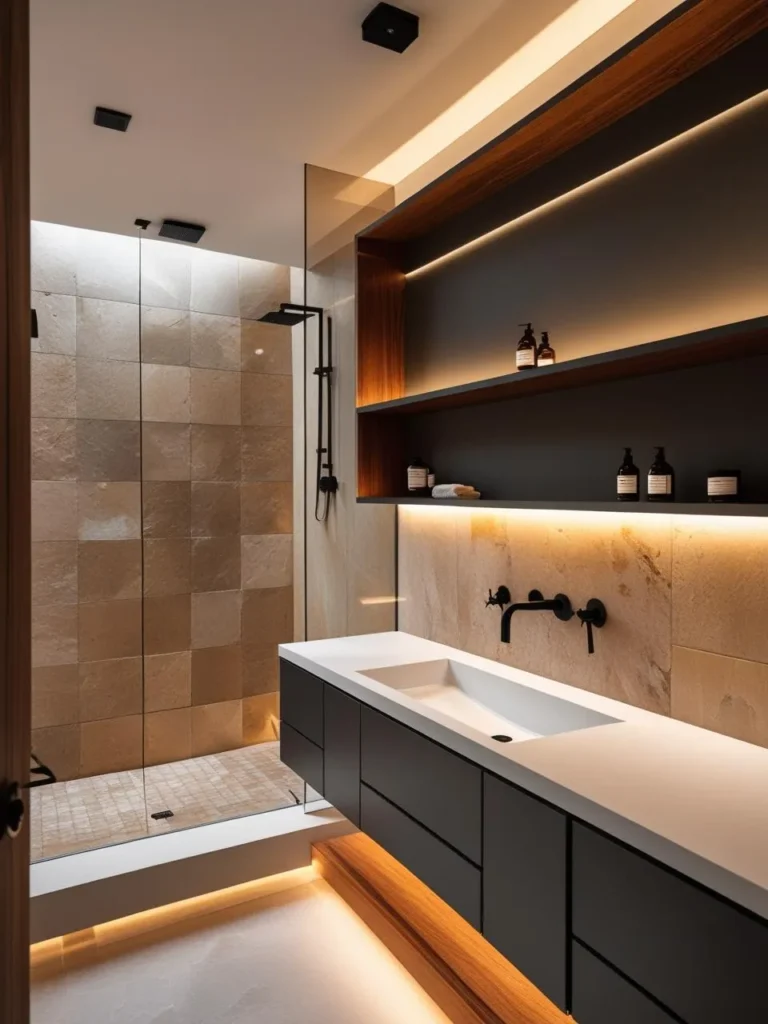Minimalist Bathroom Design in Master Bedrooms