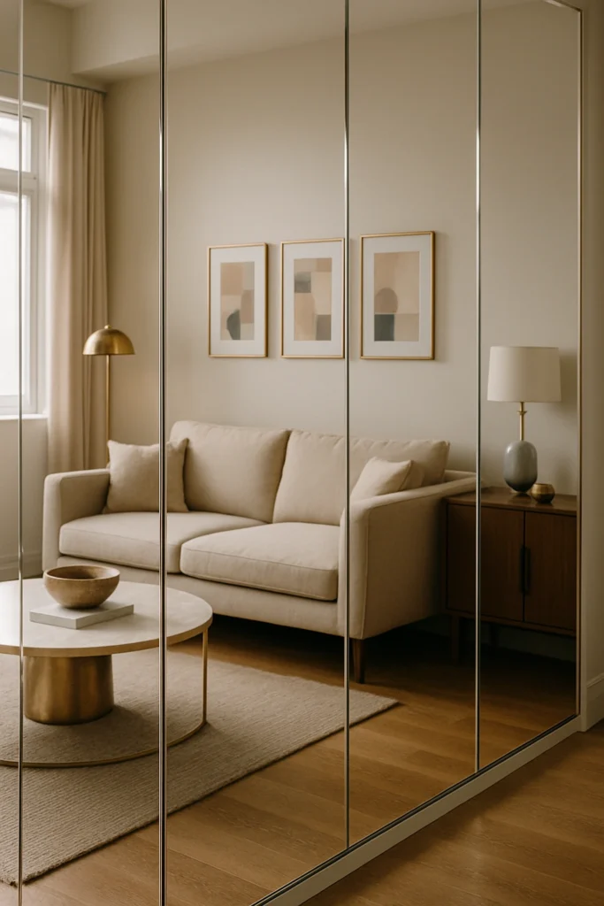 Mirror Panels to Expand Space