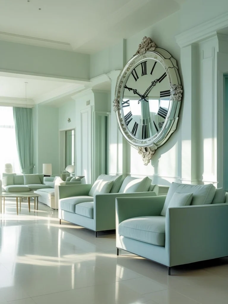 Mirror-Style Wall Clocks for Light and Space
