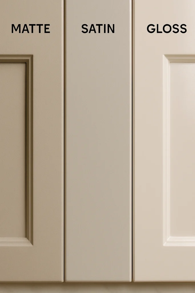 Painted Kitchen Cabinet Finishes: Matte, Satin, or Gloss?