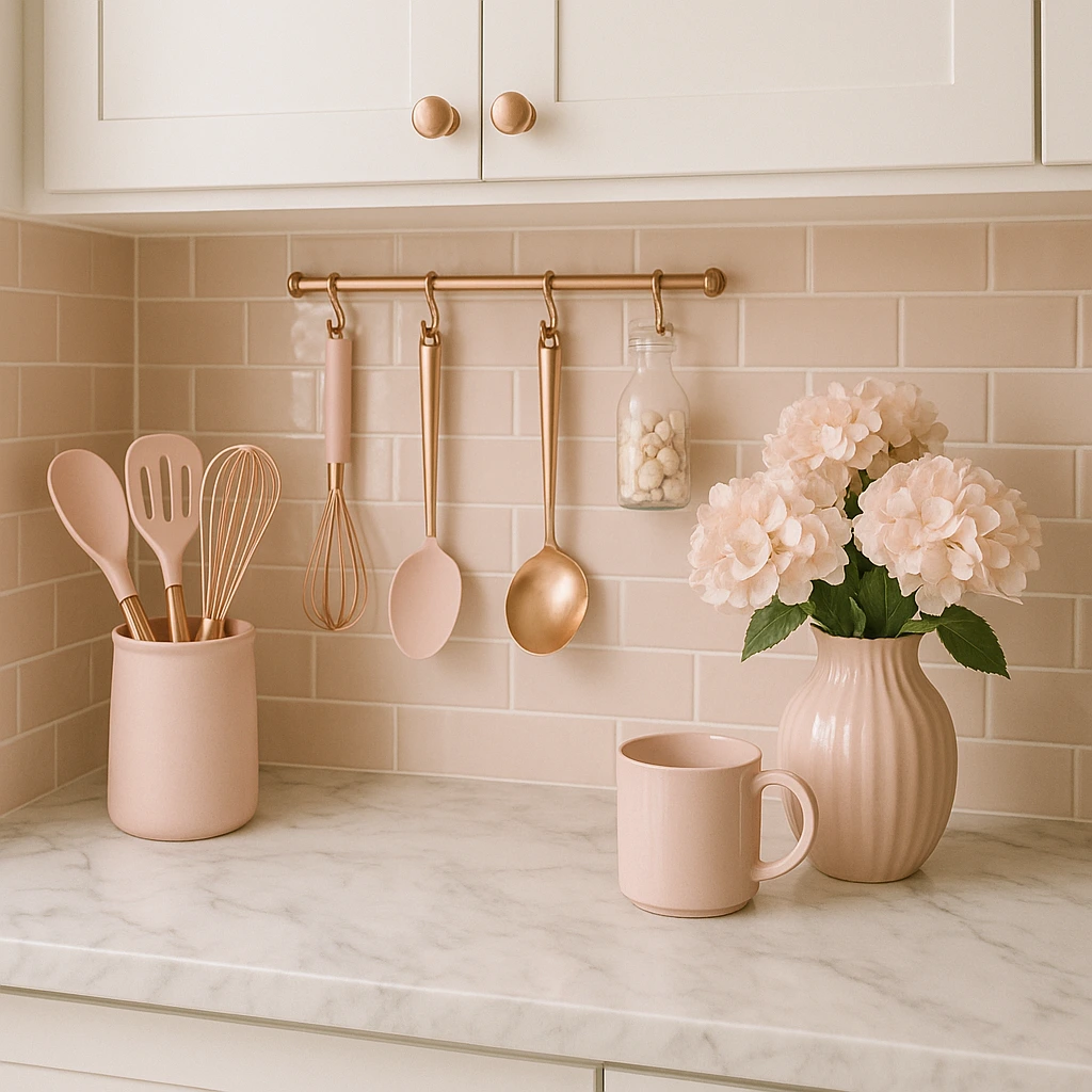 Pink Kitchen Decor