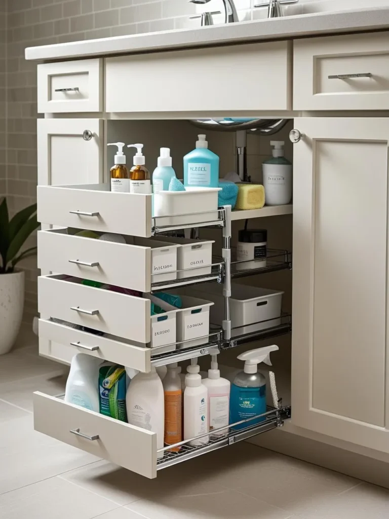 Rethink Bathroom Cabinet Organization