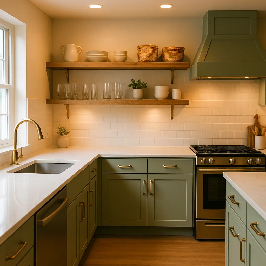 Sage Green Kitchen Cabinets: Subtle Elegance