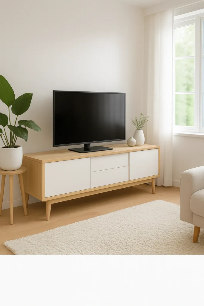 Scandinavian-Inspired Wood + White Combo