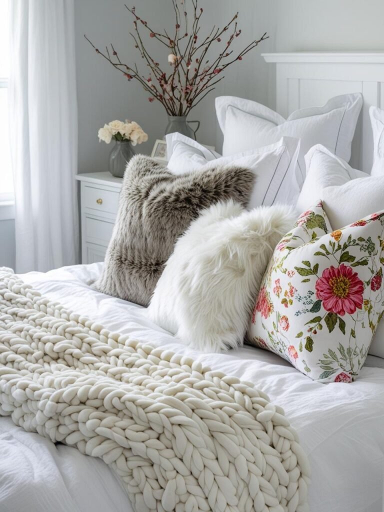 Seasonal White Bedding Refresh