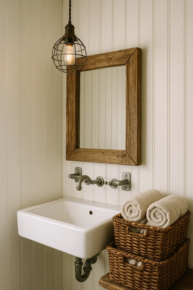 Shiplap Walls and Rustic Accents